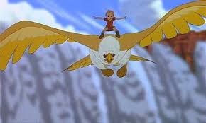 Cody Marahute From Rescuers Down Under Riding An Eagle In Flight The Rescuers Down Under Disney Cartoons Disney Animation