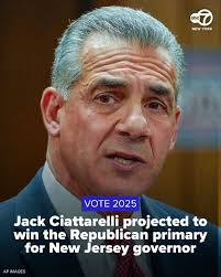 Jack Ciattarelli is projected to win the Republican nomination for governor  in the New Jersey primary election, according to the Associated Press.  https://abc7ny.com/post/nj-politics-voters-set-head-polls-new-jersey-gubernatorial-primary-election-vote  ...