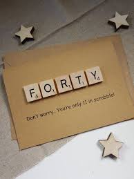 We guarantee that birthday wishes for sister turning 40 will be a good addition to the life experience she has. 40th Birthday Card Scrabble 40th Birthday Card 40th Birthday Etsy In 2021 Birthday Card Messages 40th Birthday Gifts 40th Birthday Cards