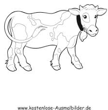 Ausmalbild Kuh 3 Zum Ausdrucken