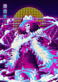 Brook One Piece Poster By Introv Art Displate Manga Anime One Piece One Piece Anime One Piece Manga