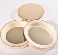 Electroplated Plastic Caps - Gold Silver Mirror Finish