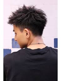 ザクザク束感 ヴァニッシュモヒカン 2ブロック ビジカジ 校則 l016667792 ネイビー navy のヘアカタログ ホットペッパービューティー メンズヘアカット 髪型 メンズ メンズ 髪