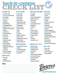 Back To Dorm Checklist Dorm Checklist Dorm Room Checklist College Checklist