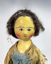 Felt cute, might try to escape the Museum later. 🙃 #HappyHalloween . . .  Doll, Flemish, 18th century, wood, hair, silk, Lyman Allyn Art Museum,  2024.00.18