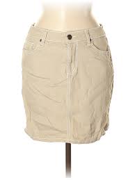 Details About Earl Jean Women Brown Denim Skirt 8