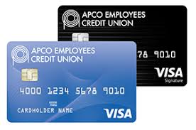 Were here to help you. Apco Visa Rewards Credit Card