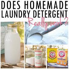 I always have baking soda on hand though, so i don't bother with this step of making (or buying) washing soda, as the baking soda and detegent alone work great! Do Homemade Laundry Detergents Really Work Bren Did