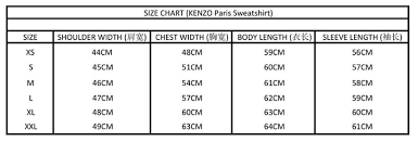 Size Chart Branded Concept