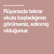 Rüyada kredi kartı kullanmak yeni çalışmalar ve yeni fikirlerle döneceğine, bu sayede daha çok kazanç elde edeceğine ve bu kazançla istediği diğer şeylere sahip olacağına, ekmeğine ve adına leke sürecek işler yapacağına ve bu işlerden kazanç elde edeceğine, pek çok isteğin zorluk çıkmadan. Ruyanizda Tekrar Okula Basladiginizi Gorurseniz Edinmis Oldugunuz Okul Yeniden Baslamak Ruya