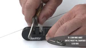 It comes with its own fabric storage pouch, which features a fold over flap and belt loop. Smith S Pocket Pal Knife Sharpener Review Youtube
