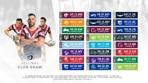 As news and fixtures come to hand, we'll update you right here! Roosters Reveal Draw For 2021 Season Roosters