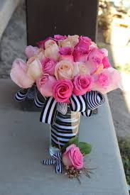 A Bouquet Of Roses Alone Inspired By Kate Spade This Wedding Bouquet Features Roses In Pe Kate Spade Bridal Shower Gold Wedding Decorations Kate Spade Bridal