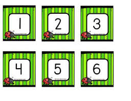 Spring Ladybug Calendar Numbers Calendar Numbers Printable Calendar Numbers Calendar