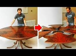 Expanding Circular Tables Are The Best Tables Ever Youtube In 2020 Circular Table Circular Dining Table Table