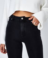 Eastcoast Crop Flare Jeans Black