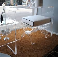 Transparent Acrylic Furniture Set Makeup Dressing Table And Chair Set Dressing Table Set Acrylic Furniture Dressing Table With Chair