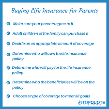 We'll review whether you can buy life insurance on a parent without their. Buying Life Insurance For Parents What Steps You Need To Know Top Quote Life Insurance