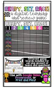 Ready Set Race A Digital Learning And Review Game Digital Learning Review Games Games