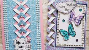 My card style is clean and cute. Braided Lattice Card Full Tutorial Youtube