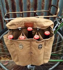 Portable Bar Vintage British Army Bag Beer Pannier By Reclamation Department Bike Seat Bag Pannier Pannier Bag