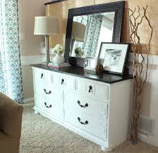 Candles and white fireplace in the room. Duh Why Not Do White With A Black Or Gray Tops Styled Dresser Via Diyonthecheap Com Master Bedrooms Decor Black And White Dresser Home