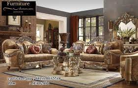 Set Sofa Ruang Tamu Ukiran Super Mewah Ksi 55 Yang Satu Ini Merupakan Salah Satu Desain Luxury Living Room Traditional Living Room Sets Formal Living Room Sets