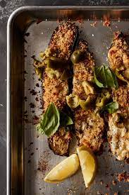 Roasted Zucchini With Garlicky Bread Crumbs And Mozzarella Recipe Recipe Roast Zucchini Vegetable Dishes Mozzarella Recipes