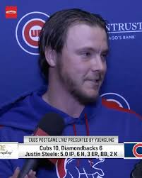 I agree Justin Steele!! 😁⚾️🐻👏