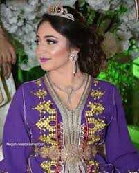 تشكيلة رائعة من القفطان المغربي2019 باللون البنفسجي Caftan Gallery Moroccan Fashion Moroccan Caftan Fashion