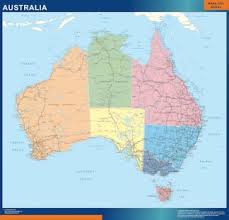Regroupe toutes les cartes des pays du monde par continent. Cartes Australie Cartes France Et Monde Geantes