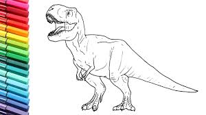 If the 'download' 'print' buttons don't work, reload this page by f5 or. How To Draw The Tyrannausoraus Rex From Jurassic World Dinosaurs Color Pages For Kids Youtube