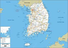 Get daily travel tips & deals! South Korea Map Road Worldometer