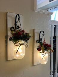 30 Amazing Rustic Winter Wall Decor Ideas To Beautify Your Interior Christmas Wall Decor Christmas Decorations Rustic Christmas Decor Diy