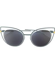 Fendi Cutout Lens Rounded Cat Eye Sunglasses Modesens Cat Eye Sunglasses Sunglasses Fendi