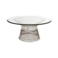 View the entire platner collection for other sizes, finishes, and matching products; Re Edition Of The Platner Smoking Table By Warren Platner In Steel And Glass