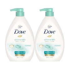 2 Pack Dove Sensitive Skin Body Wash Pump 34 Oz Walmart Com Sensitive Skin Body Wash Dove Sensitive Skin Body Wash Sensitive Skin Care