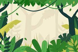 Download Organic Flat Jungle Background For Free In 2021 Poster Background Design Forest Cartoon Vector Free