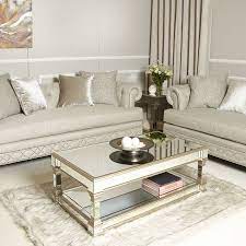 Best master solid wood square coffee table in gray brown/antique mirror. Athens Gold Mirrored Low Coffee Table Picture Perfect Home