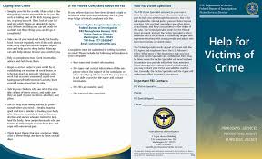 Coping With Crime Victimization Fbi