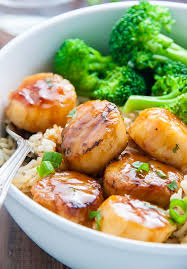 Easy Honey Glazed Scallops Recipe Baker By Nature Recipe Scallop Recipes Healthy Scallop Recipes Easy Scallop Recipes