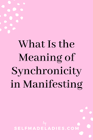 A manifest indication of the existence or presence or nature of some person or thing. What Is The Meaning Of Synchronicity In Manifesting Manifest The Life You Love With Mia Fox In 2021 Manifestation Synchronicity Spiritual Awakening Quotes
