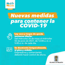 También está la medida de pico y placa,. Alcaldia De Medellin On Twitter Atencion Nos Acogemos A Las Medidas Tomadas Por La Gobantioquia Que Regiran A Partir Del Proximo Miercoles 26 De Mayo De 2021 Comparte Y