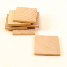 100 Wooden Square Tiles 1 1 4 Inch Wood Squares Unfinished Etsy Wood Peg Dolls Square Tile Wood
