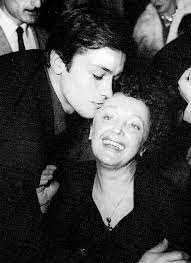 goldenageestate alain delon edith piaf movie stars