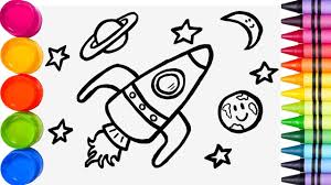 Hola amigos, hoy dibuje un cohete con mucho cariño espero les guste. Aprende Los Colores Dibujando Un Cohete Espacial Videos Para Ninos Youtube