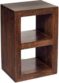 Check out our cube storage selection for the very best in unique or custom, handmade pieces from our storage & organisation shops. Dakota Mango Wood 2 Hole Cube Shelving Unit Walnut Colour Side Tables