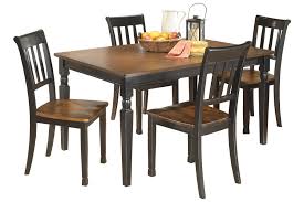 Owingsville Dining Table And 4 Chairs Black Brown Dining Table Dining Room Sets Wood Dining Table