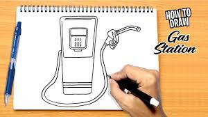 Learn more about the process. How To Draw Gas Station Youtube