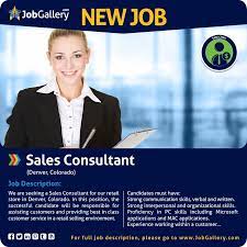 Sales Consultant Job Posting Staffing Company List Of Jobs